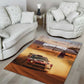 Personalized Kenya Safari Racing Car Area Rug Come On Kenyan