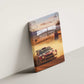Personalized Kenya Safari Racing Car Canvas Wall Art Come On Kenyan