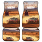 Personalized Kenya Safari Racing Car Car Mats Come On Kenyan