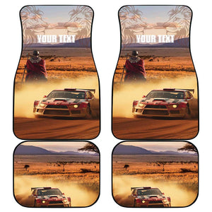 Personalized Kenya Safari Racing Car Car Mats Come On Kenyan