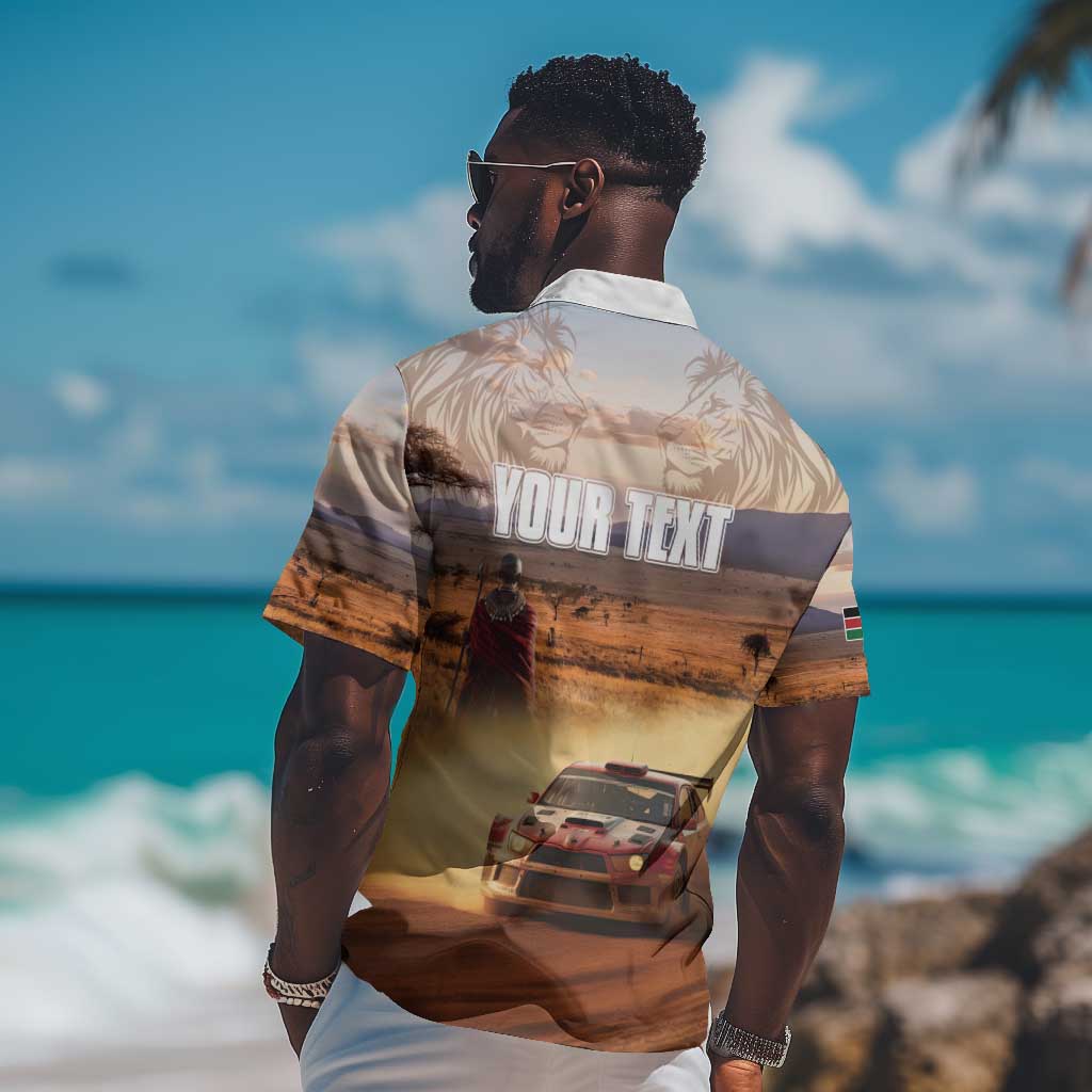 Personalized Kenya Safari Racing Car Hawaiian Shirt Come On Kenyan