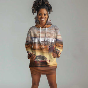 Personalized Kenya Safari Racing Car Hoodie Dress Come On Kenyan