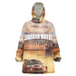 Personalized Kenya Safari Racing Car Kid Wearable Blanket Hoodie Come On Kenyan