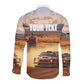 Personalized Kenya Safari Racing Car Long Sleeve Button Shirt Come On Kenyan