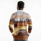 Personalized Kenya Safari Racing Car Long Sleeve Polo Shirt Come On Kenyan