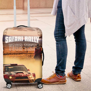Personalized Kenya Safari Racing Car Luggage Cover Come On Kenyan