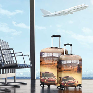 Personalized Kenya Safari Racing Car Luggage Cover Come On Kenyan