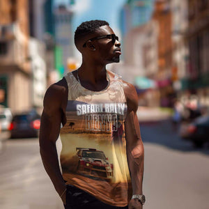 Personalized Kenya Safari Racing Car Men Tank Top Come On Kenyan