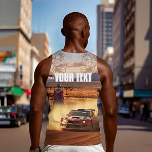 Personalized Kenya Safari Racing Car Men Tank Top Come On Kenyan