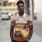 Personalized Kenya Safari Racing Car Polo Shirt Come On Kenyan