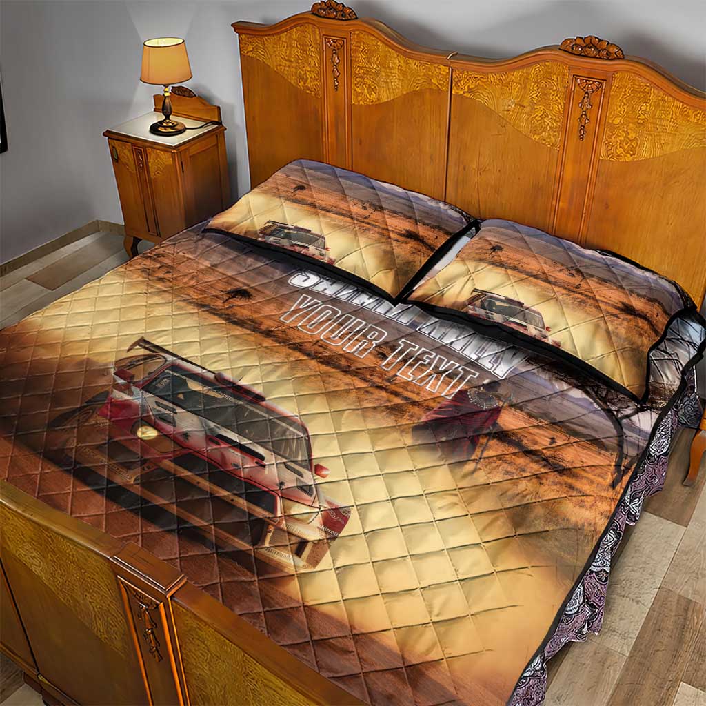 Personalized Kenya Safari Racing Car Quilt Bed Set Come On Kenyan
