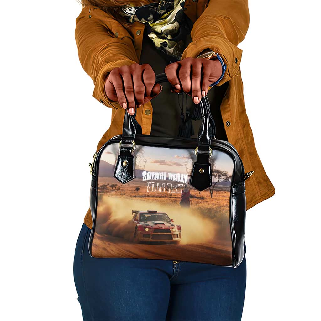 Personalized Kenya Safari Racing Car Shoulder Handbag Come On Kenyan