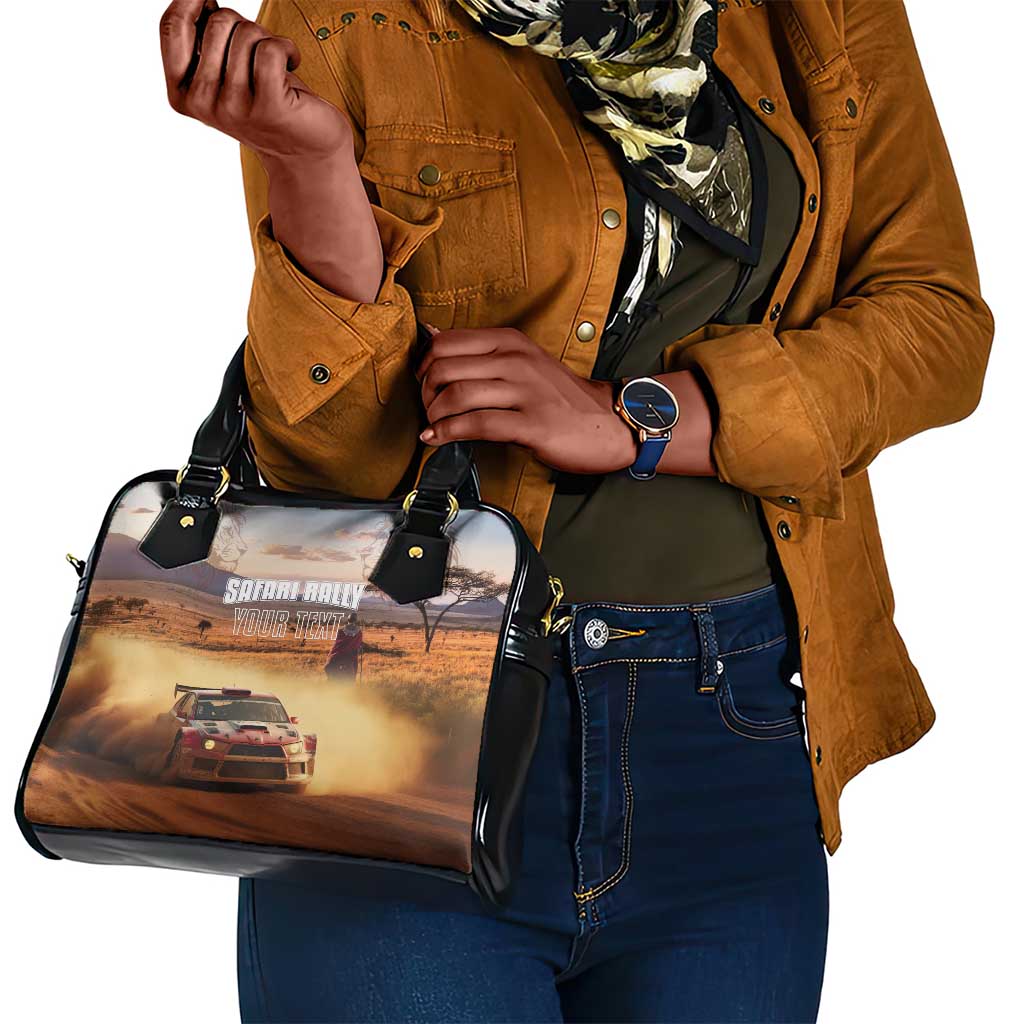Personalized Kenya Safari Racing Car Shoulder Handbag Come On Kenyan