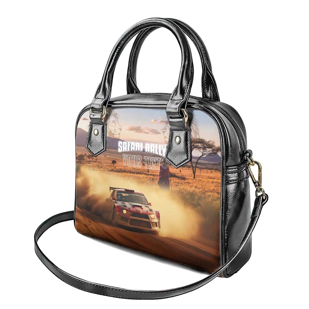 Personalized Kenya Safari Racing Car Shoulder Handbag Come On Kenyan