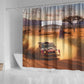 Personalized Kenya Safari Racing Car Shower Curtain Come On Kenyan