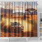 Personalized Kenya Safari Racing Car Shower Curtain Come On Kenyan