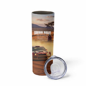 Personalized Kenya Safari Racing Car Skinny Tumbler Come On Kenyan
