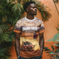 Personalized Kenya Safari Racing Car T shirt Come On Kenyan