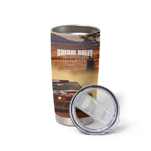 Personalized Kenya Safari Racing Car Tumbler Cup Come On Kenyan