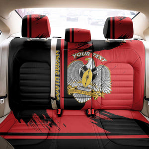 Personalized South Sudan With Coat Of Arms Back Car Seat Cover Sporty Style