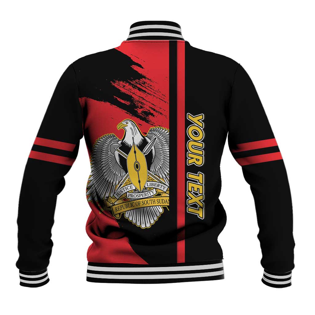 Personalized South Sudan With Coat Of Arms Baseball Jacket Sporty Style