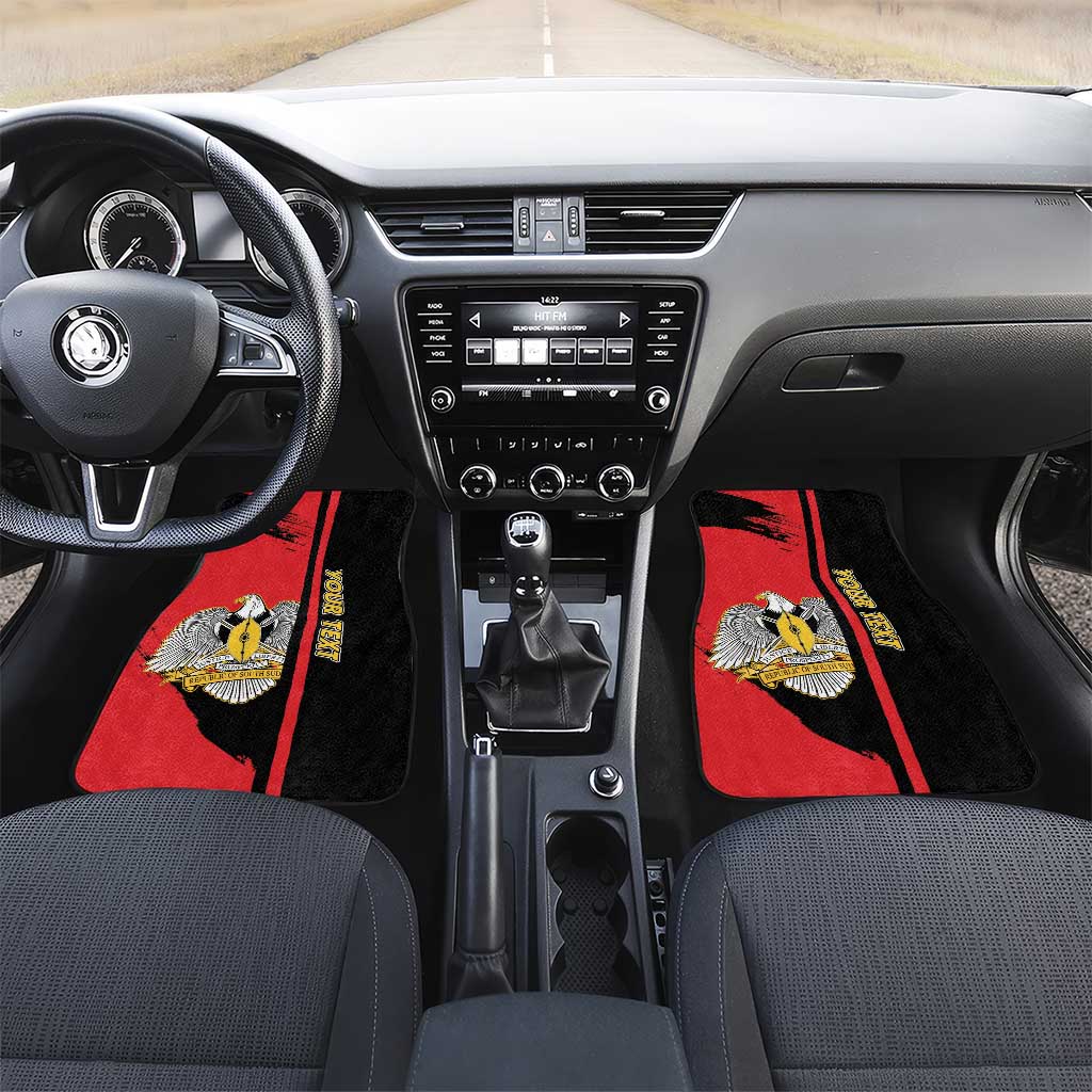 Personalized South Sudan With Coat Of Arms Car Mats Sporty Style