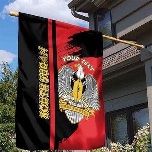 Personalized South Sudan With Coat Of Arms Garden Flag Sporty Style