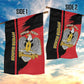 Personalized South Sudan With Coat Of Arms Garden Flag Sporty Style