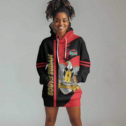 Personalized South Sudan With Coat Of Arms Hoodie Dress Sporty Style