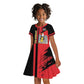 Personalized South Sudan With Coat Of Arms Kid Short Sleeve Dress Sporty Style