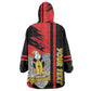 Personalized South Sudan With Coat Of Arms Kid Wearable Blanket Hoodie Sporty Style