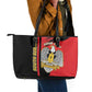 Personalized South Sudan With Coat Of Arms Leather Tote Bag Sporty Style
