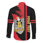 Personalized South Sudan With Coat Of Arms Long Sleeve Button Shirt Sporty Style