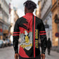 Personalized South Sudan With Coat Of Arms Long Sleeve Button Shirt Sporty Style
