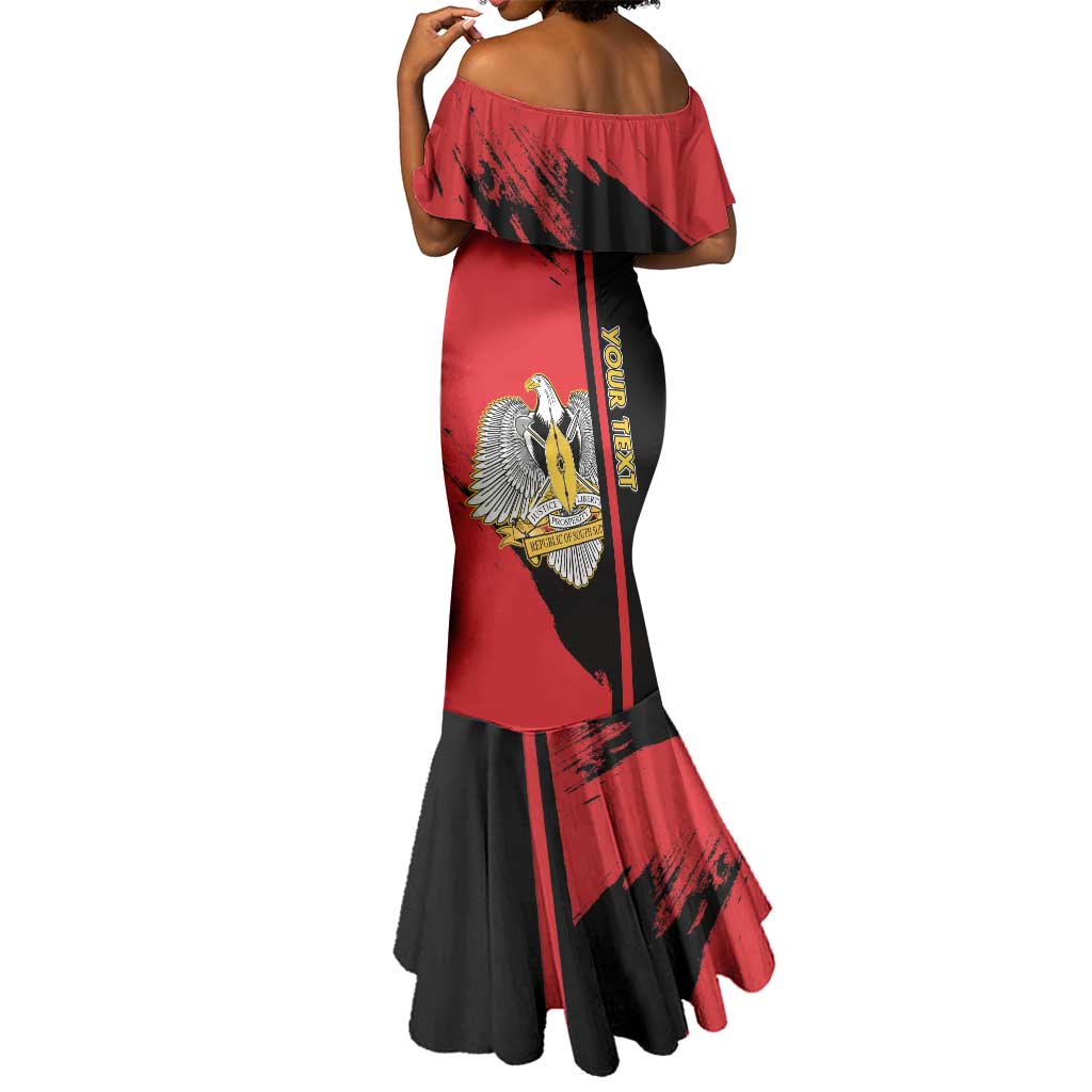 Personalized South Sudan With Coat Of Arms Mermaid Dress Sporty Style