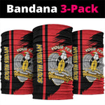 South Sudan With Coat Of Arms Neck Gaiter Sporty Style - African Pride