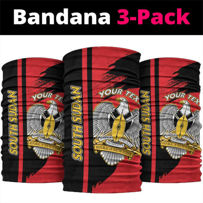 South Sudan With Coat Of Arms Neck Gaiter Sporty Style - African Pride