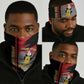 South Sudan With Coat Of Arms Neck Gaiter Sporty Style - African Pride