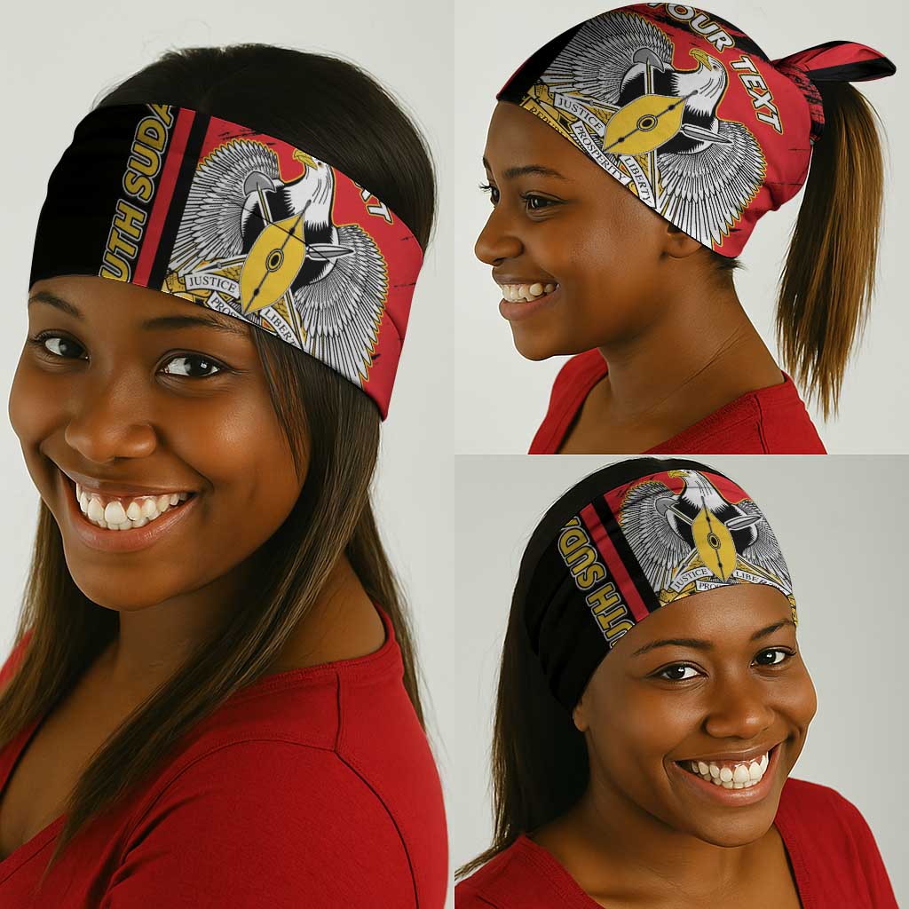 South Sudan With Coat Of Arms Neck Gaiter Sporty Style - African Pride
