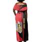 Personalized South Sudan With Coat Of Arms Off Shoulder Maxi Dress Sporty Style