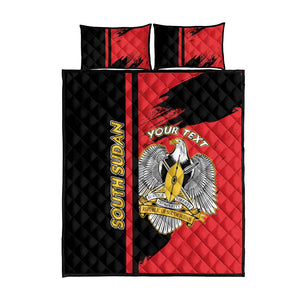 Personalized South Sudan With Coat Of Arms Quilt Bed Set Sporty Style