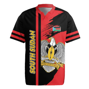 Personalized South Sudan With Coat Of Arms Rugby Jersey Sporty Style