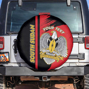 Personalized South Sudan With Coat Of Arms Spare Tire Cover Sporty Style
