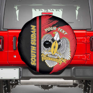 Personalized South Sudan With Coat Of Arms Spare Tire Cover Sporty Style