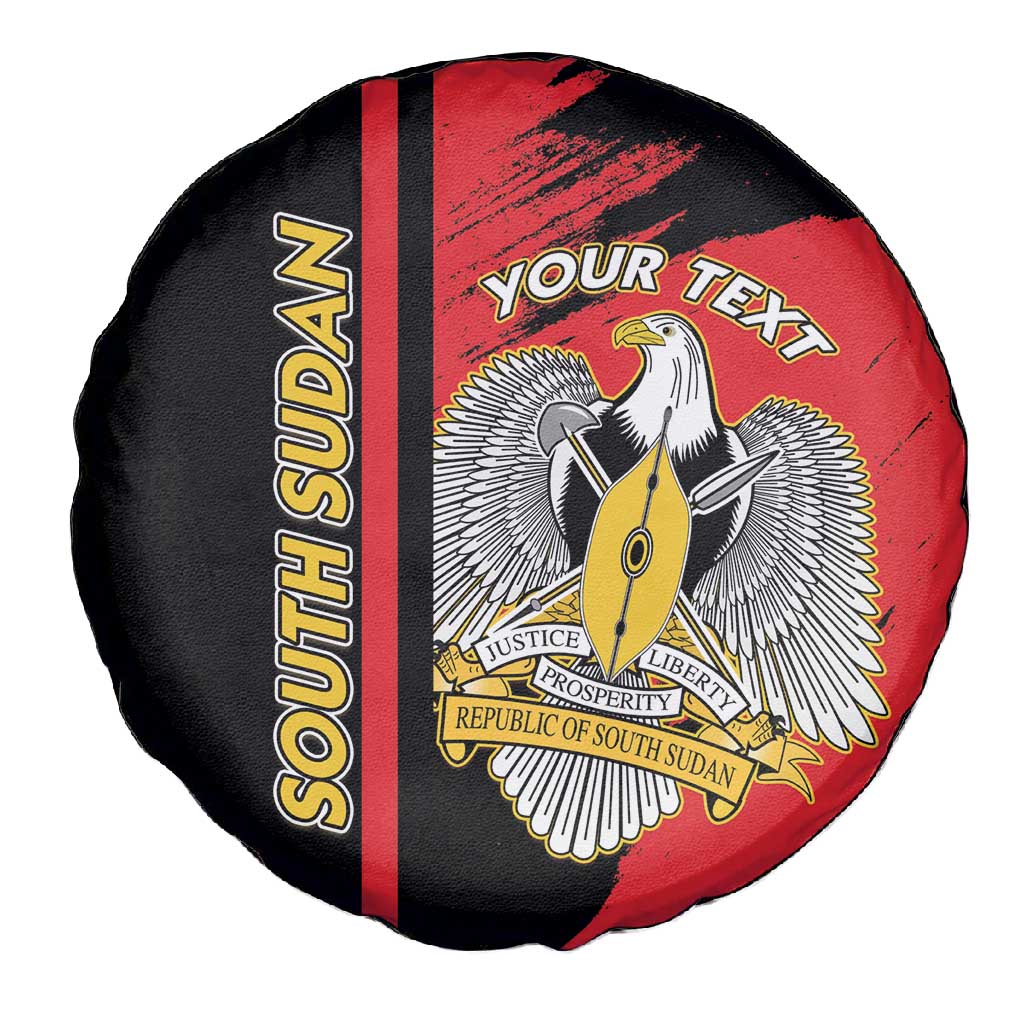 Personalized South Sudan With Coat Of Arms Spare Tire Cover Sporty Style
