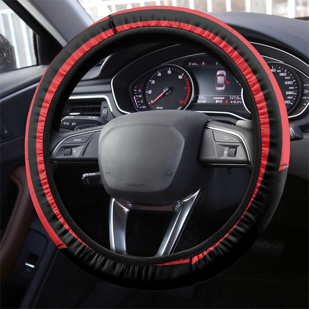 South Sudan With Coat Of Arms Steering Wheel Cover Sporty Style