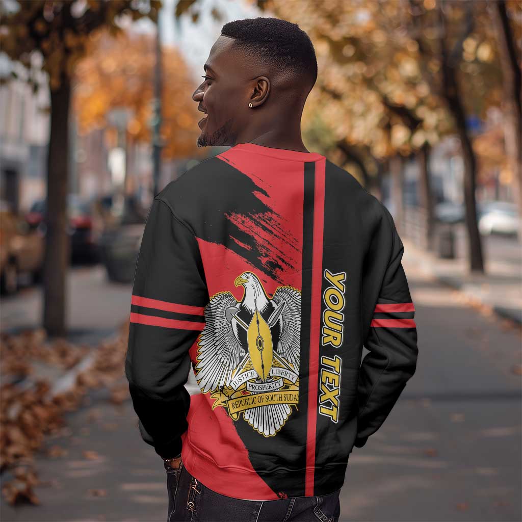 Personalized South Sudan With Coat Of Arms Sweatshirt Sporty Style