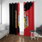 Personalized South Sudan With Coat Of Arms Window Curtain Sporty Style