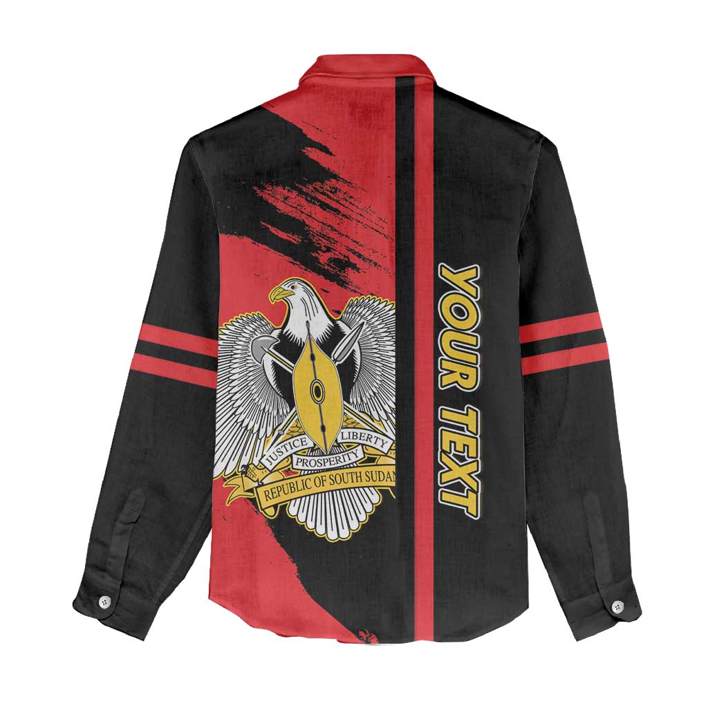Personalized South Sudan With Coat Of Arms Women Casual Shirt Sporty Style