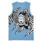 Personalized Lefatshe la Botswana Basketball Jersey Coat Of Arms - African and Zebra Patterns - African Pride